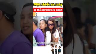 Một chiếc xe máy có thể chở được 10 người #shorts