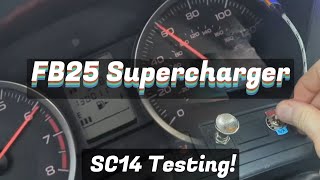 FB25 Supercharger Part 10: SC14 Up and Running!