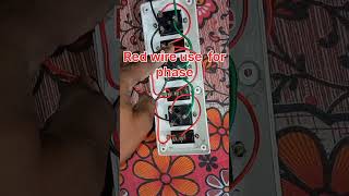 switch board connection//three switch three soket connection//##house wiring #diy #electrical