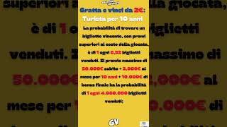 MIGLIORI Gratta e vinci da 1€ a 3 € #shorts #shortsvideo