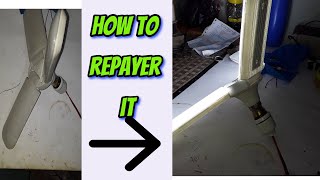 how to repayer led light fan safe