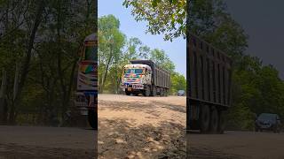 ashok leyland high speed crossing #ashokleylandtrucks #truck #tatamotors