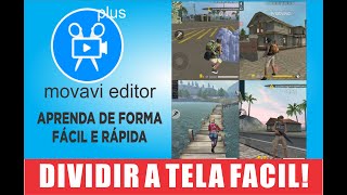 Como DIVIDIR a tela do Vídeo? No MOVAVI é Fácil e Rápido. Seu Vídeo de jogo mais profissional.