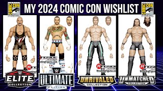 MY 2024 WWE/AEW FIGURE COMIC CON WISH LIST