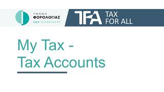 TFA - My Tax - Tax Accounts