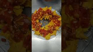 How to make cheese nachos chaat. #nacho #food #cheesenachos #nachoschaat #foodvlog  #youtubeshorts