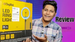 Cheap & Best Quality Digitek (DRL-19) LED Ringlight with Remote | After 10 Days Unboxing & Review