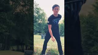 Frisbee trick shot🤯 #shorts #awesome #insane #crazytricks