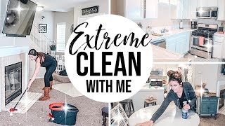 EXTREME CLEAN WITH ME 2019 // MESSY HOUSE CLEANING MOTIVATION