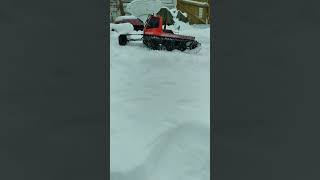 Does a scale R/C snow cat really Plow snow???..YES it does,!!!!..I feel a little like HeavyDsparks,