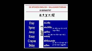 English alphabet in tamil - ஆங்கிலம் மற்றும் தமிழ் உச்சரிப்பு.