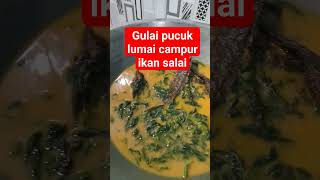 Gulai pucuk lumai campur ikan salai #shorts #puspawarni