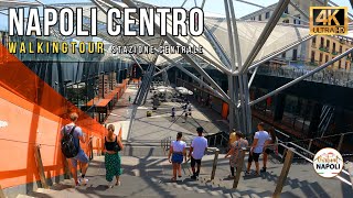 Walking Tour Naples Central Station (Napoli Centrale) Garibaldi 4k UHD #walkingtour #napoli2023