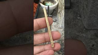 Bottlebee: Using A Needle Flame To Melt Gold