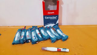 Unboxing and Review of LUXOR Correction Pen Whitener Pen for students