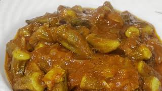 Bamia Egyptian Recipe l Okra with Tomato Sauce l Ladies Finger stew l Okra stew