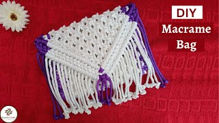 Macrame Bag Tutorial | Bolsa de macrame | How to make Macrame bag | Bolsa macrame paso a paso