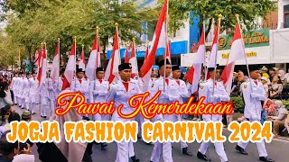 Pawai Kemerdekaan JOGJA FASHION CARNIVAL 2024