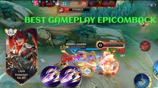 LAYLA VS JAWHEAD❗BUILD ONE SHOT ENEMY DELETE! GAME EPICOMBACK | build top 1 global Layla