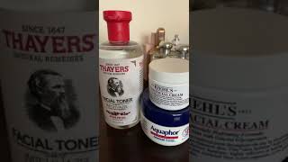 Mature skin care must haves. #ThayersToner #Kiehls #Aquaphor