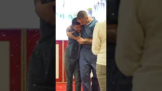 Child reunited with inmate father #jesusshorts #jesus #reunification #papajesus #church #bible