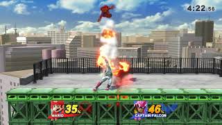 Mario VS Captain Falcon - Super Smash Bros. For Wii U - For Glory - 2017