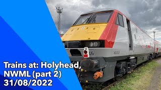 Trains at: holyhead, NWML, (31/08/2022) part 3