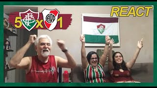 FAMÍLIA TRICOLOR REAGE À 5 FLUMINENSE X 1 RIVER PLATE- LIBERTADORES 2023