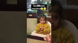 baby reaction👀😱😅 #shorts #shortsvideo #youtubeshorts #trendingshorts #viral #ayaankatal