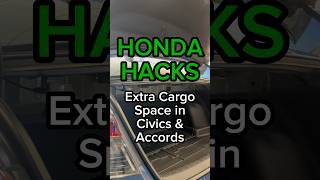 Extra cargo space in Honda Civic, and Honda Accord ￼#hondacivic #hondaaccord