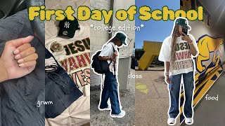 MY FIRST DAY OF COLLEGE *senior year* ☆