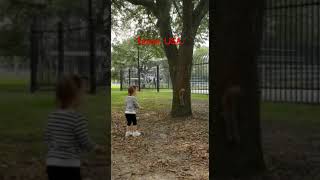 Squirrels and children. Texas. USA. #nature #respect #squirrels