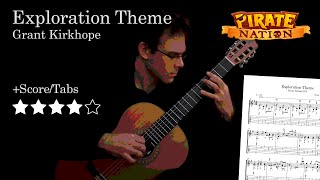 Exploration Theme - Pirate Nation OST | Guitar Cover - free Score/Tabs