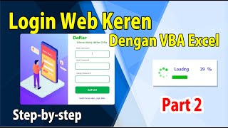 Login Web Keren Dengan VBA Excel #Part2 | How To Make Login web with VBA Excel