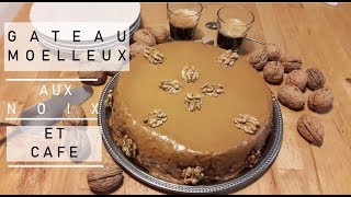 Gâteau moelleux aux noix et au café (English subtitles - Walnut and coffee cake)