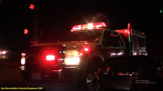 SBCoFD Medic Squad 226 Reserve & Medic Engine 224 Responding