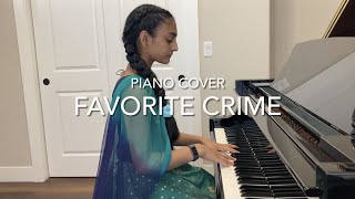 Favorite Crime Piano Cover | Olivia Rodrigo | Ananya Parlapalli