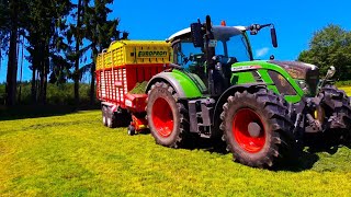 Grassilage bis in die Nacht 4.Schnitt Fendt 718 Vario/Deutz /Gopro/Sony