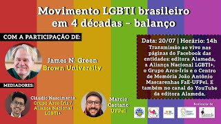 7ª live do "Orgulho e Memórias - Hist. do Movimento LGBTI Brasil"