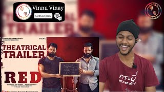 RED Movie Official Trailer 4K | Ram Pothineni | Nivetha | Malvika | Amrita | Reaction | Vinnu Vinay