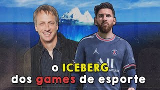 o ICEBERG do FUTEBOL nos videogames