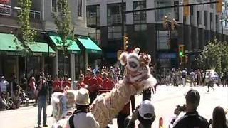 CHINESE DRAGONS IN  PARADE @ CARIBBEAN DAYS  JULY 23RD 2011 NORTH VANCOUVER20110723110300.mpg