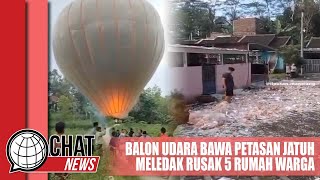 Balon Udara Bawa Petasan di Magelang Jatuh dan Meledak Rusak 5 Rumah Warga - Chatnews 15 April 2024