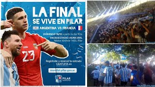 Argentina 🇦🇷 3 (4) - (2) 3 🇫🇷 Francia - Final del mundo 2022 | Microestadio Pilar & plaza centro