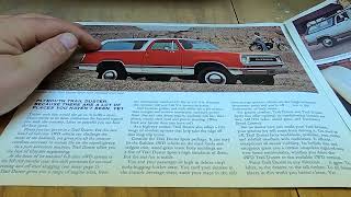 Vintage Brochure Tour - 1976 Plymouth TrailDuster Sales Brochure