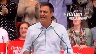 A  Pedro Sánchez le da un ataque de histeria a y se pone a chillar