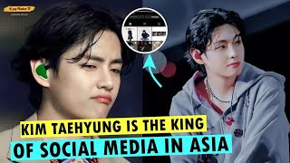 Fans Proud Of V, kim taehyung is the only Asian artist to achieve this on instagram