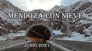 Mendoza, con nieve, junio 2021