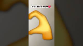 Finish the heart #hearttouching #youtubeislife #heartfelt