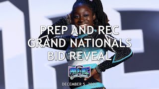 December 5, 2023 - Prep and Rec Grand Nationals Bid Reveal